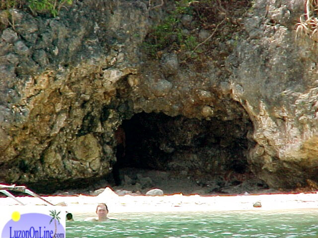 Beach And Cave