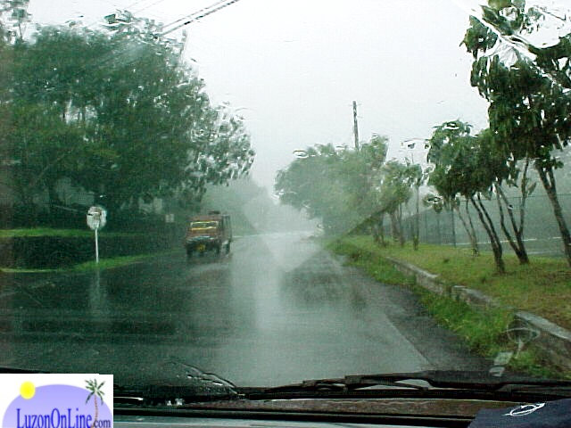 Road During Typhoon